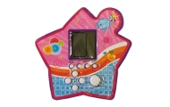 Brick Game Electronic Tetris Portable Star Purple