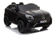 Elektromobilis Mercedes GLC 63S, lakuotas juodas-Elektromobiliai vaikams, Visureigiai-e-vaikas
