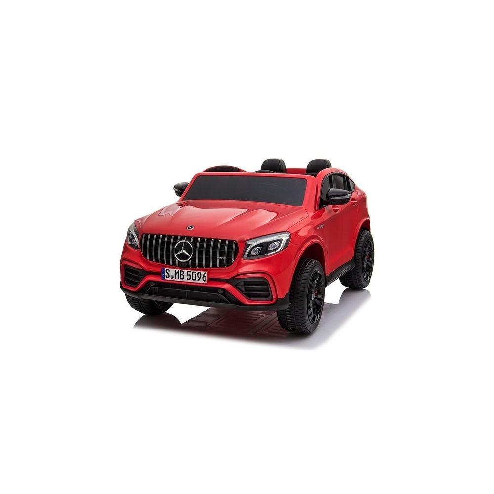 Elektromobilis Mercedes GLC 63S, lakuotas raudonas-Elektromobiliai vaikams, Visureigiai-e-vaikas