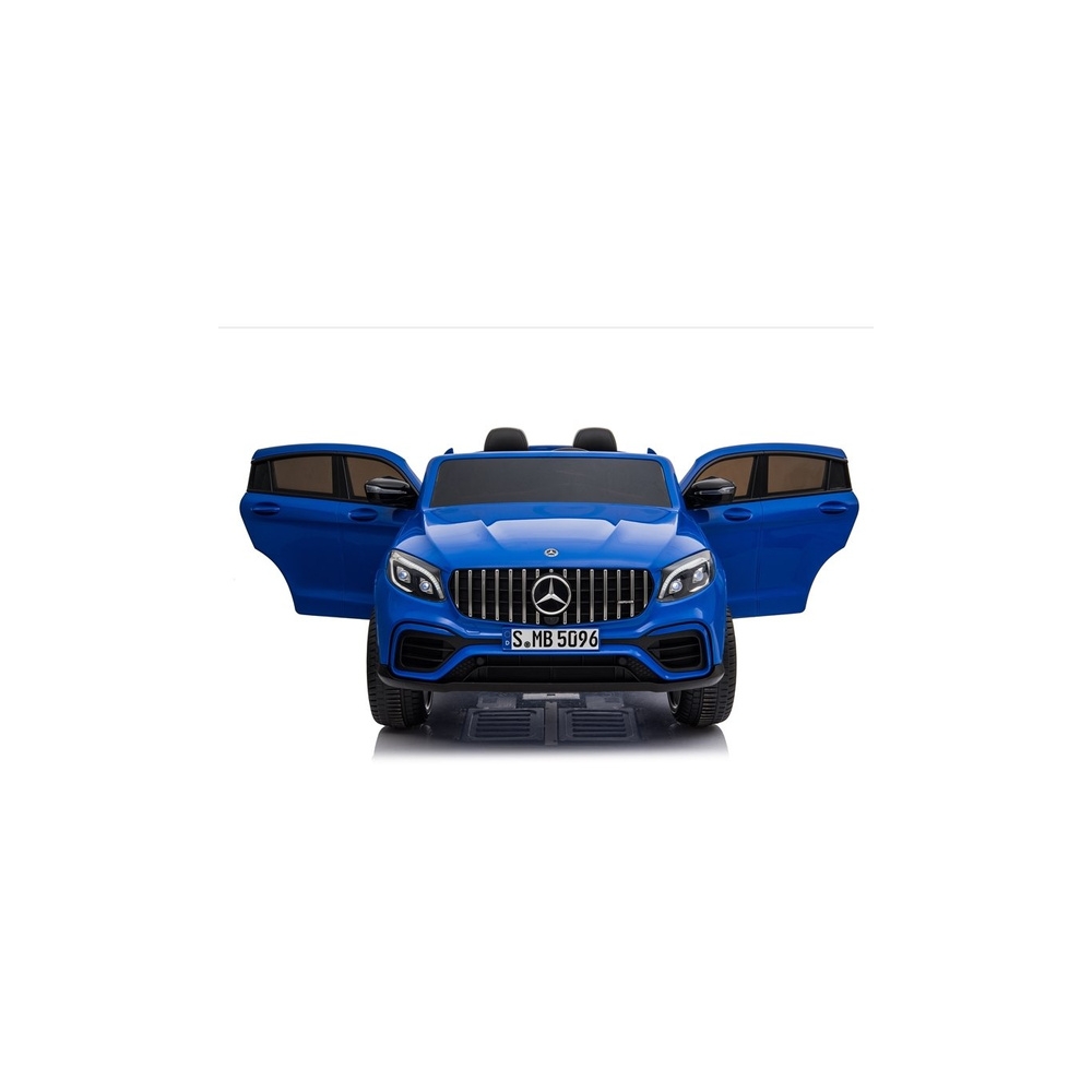 Elektromobilis Mercedes GLC 63S, lakuotas mėlynas-Elektromobiliai vaikams, Visureigiai-e-vaikas