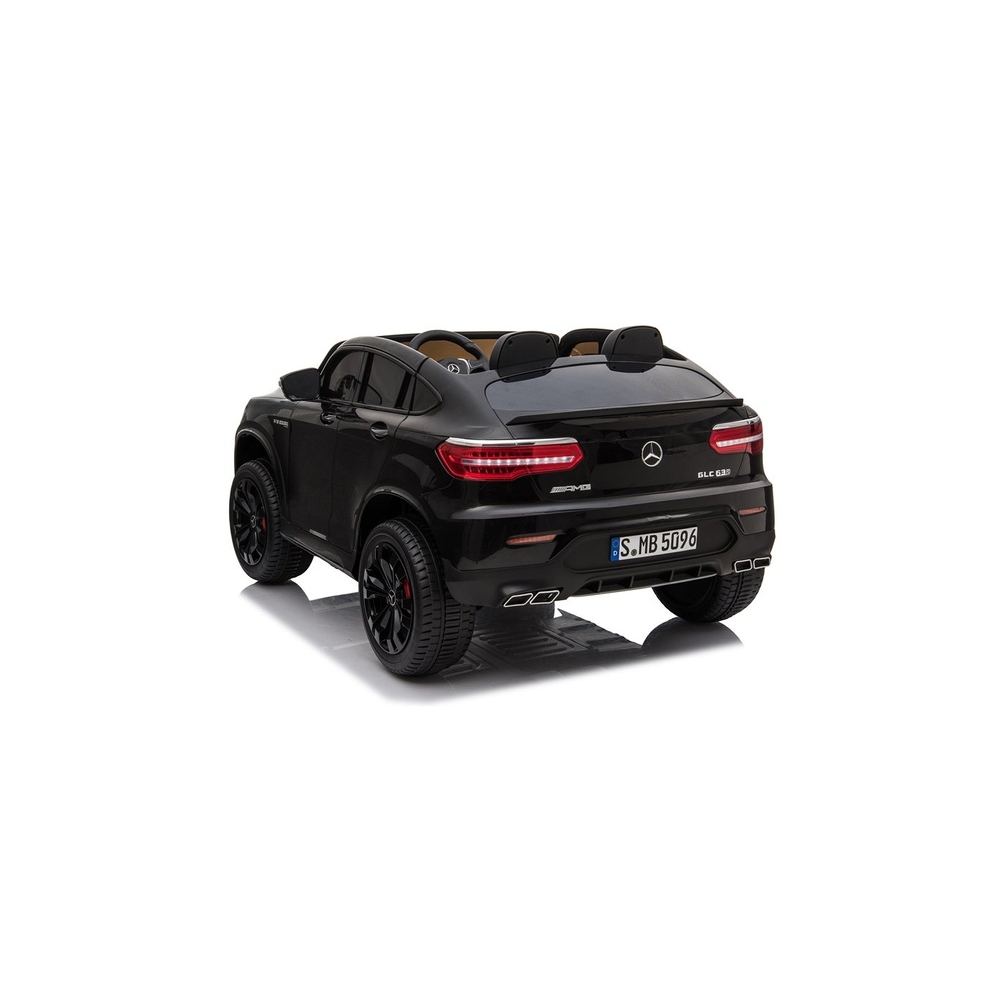 Elektromobilis Mercedes GLC 63S MP4, lakuotas juodas-Elektromobiliai vaikams, Visureigiai-e-vaikas