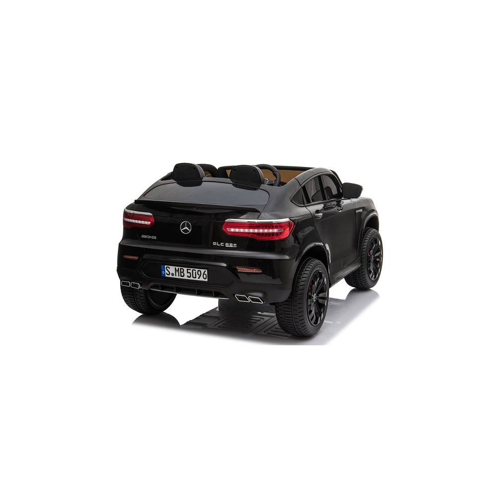 Elektromobilis Mercedes GLC 63S MP4, lakuotas juodas-Elektromobiliai vaikams, Visureigiai-e-vaikas