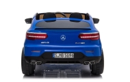 Elektromobilis Mercedes GLC 63S + MP4, lakuotas mėlynas-Elektromobiliai vaikams, Visureigiai-e-vaikas