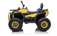 Elektrinis keturratis XMX607, Yellow-Elektromobiliai vaikams, Keturračiai ir bagiai-e-vaikas