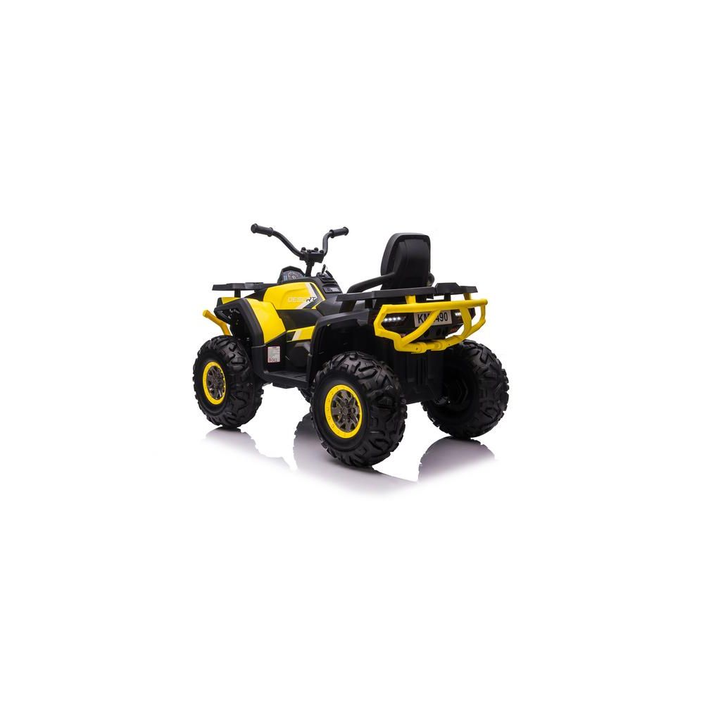 Elektrinis keturratis XMX607, Yellow-Elektromobiliai vaikams, Keturračiai ir bagiai-e-vaikas