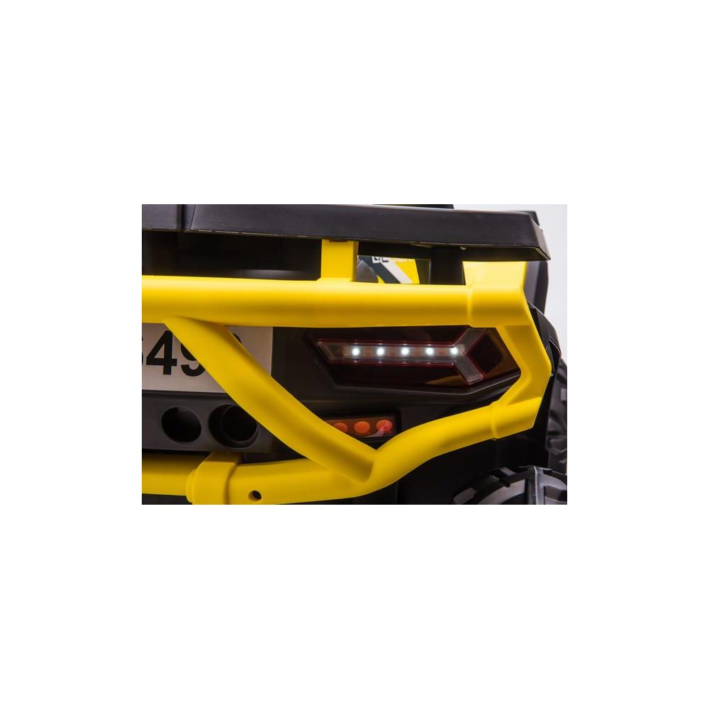 Elektrinis keturratis XMX607, Yellow-Elektromobiliai vaikams, Keturračiai ir bagiai-e-vaikas