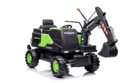 Elektrinis ekskavatorius Volvo DK-VE888, Green-Elektromobiliai vaikams, Traktoriai-e-vaikas