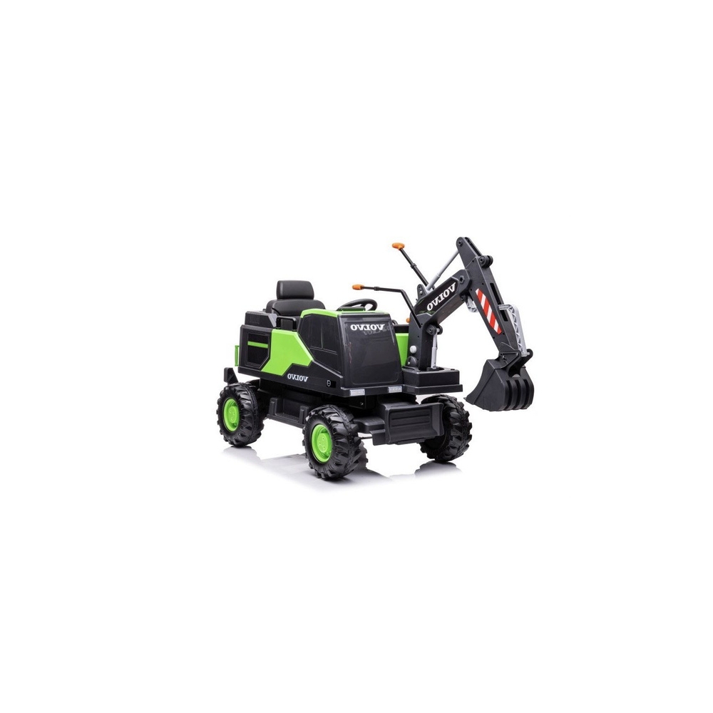 Elektrinis ekskavatorius Volvo DK-VE888, Green-Elektromobiliai vaikams, Traktoriai-e-vaikas
