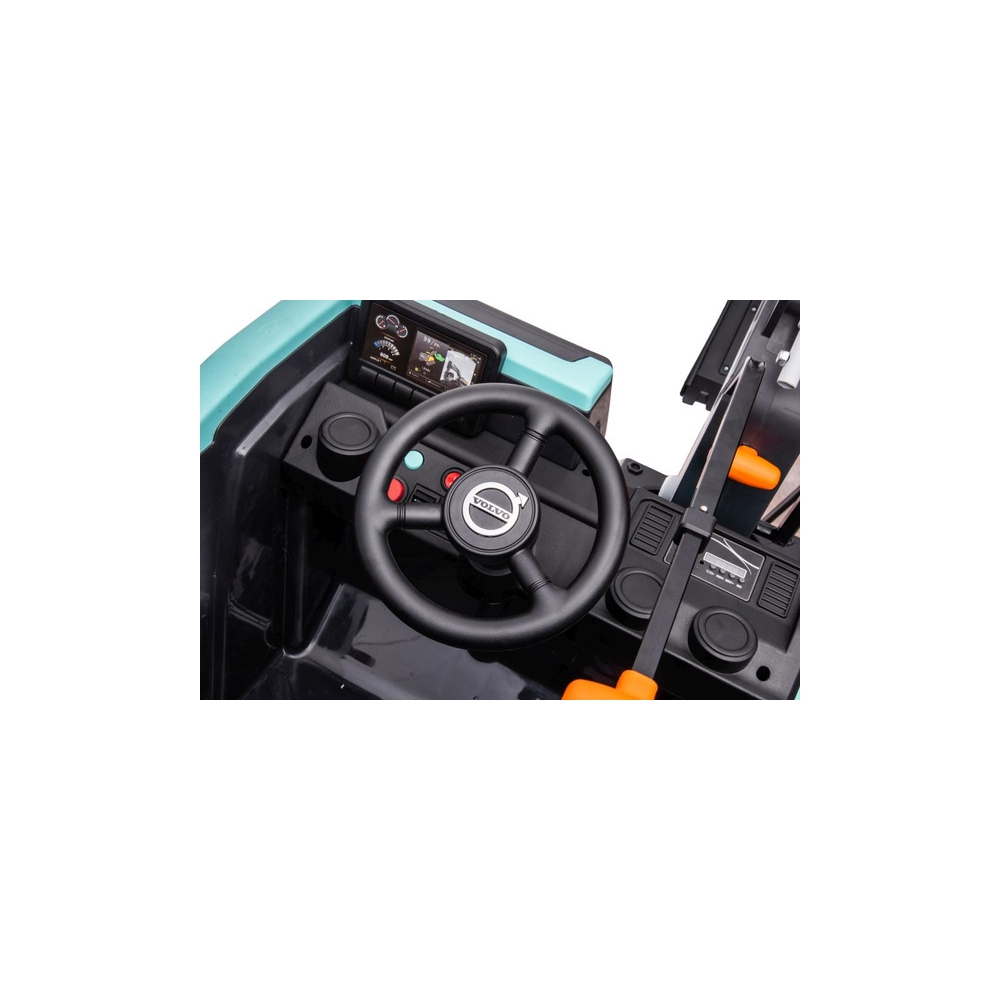 Elektrinis ekskavatorius Volvo DK-VE888, Blue-Elektromobiliai vaikams, Traktoriai-e-vaikas