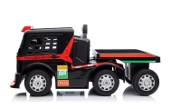 Elektromobilis Mercedes + puspriekabė XMX622B LCD, Red-Elektromobiliai vaikams, Sunkvežimiai-e-vaikas