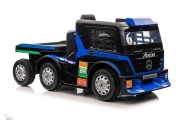 Elektromobilis Mercedes + puspriekabė XMX622B LCD, Dark Blue-Elektromobiliai vaikams, Sunkvežimiai-e-vaikas