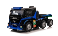 Elektromobilis Mercedes + puspriekabė XMX622B LCD, Dark Blue-Elektromobiliai vaikams, Sunkvežimiai-e-vaikas