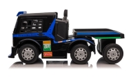 Elektromobilis Mercedes + puspriekabė XMX622B LCD, Dark Blue-Elektromobiliai vaikams, Sunkvežimiai-e-vaikas