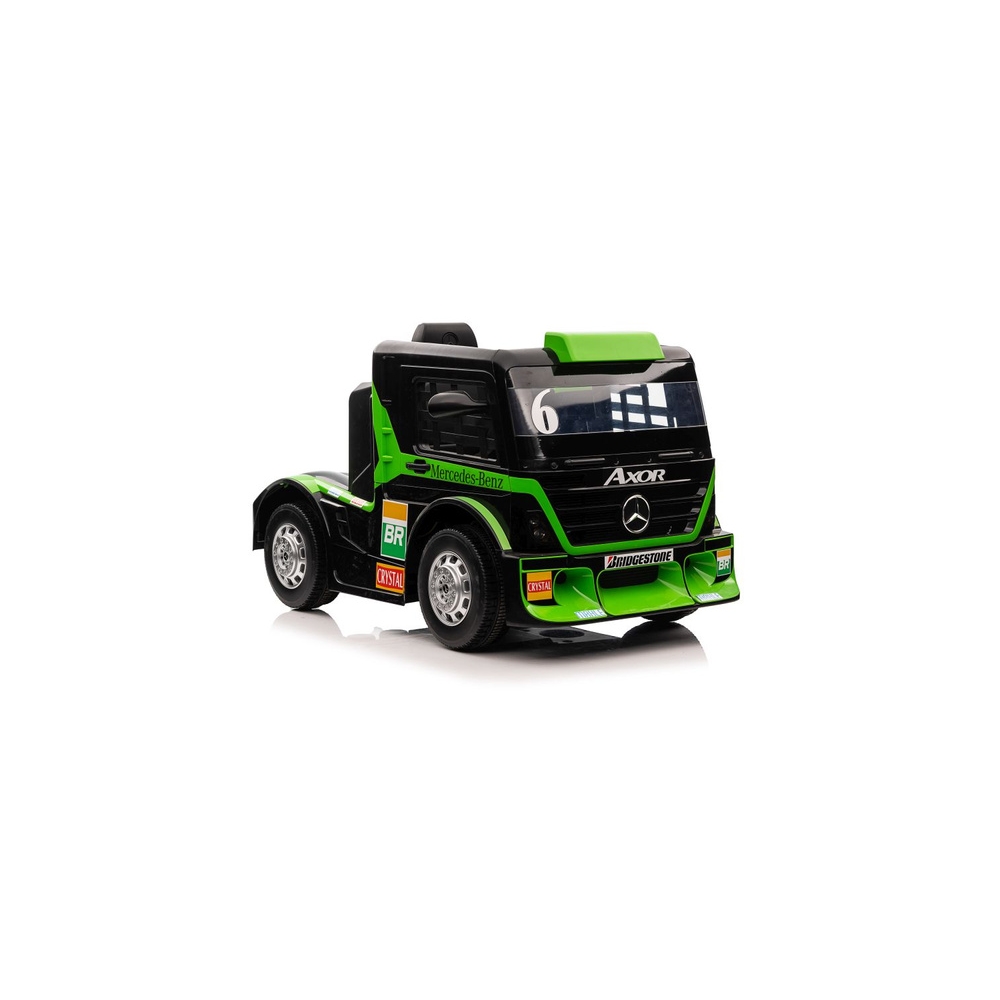 Elektromobilis Mercedes XMX622, Green-Elektromobiliai vaikams, Sunkvežimiai-e-vaikas