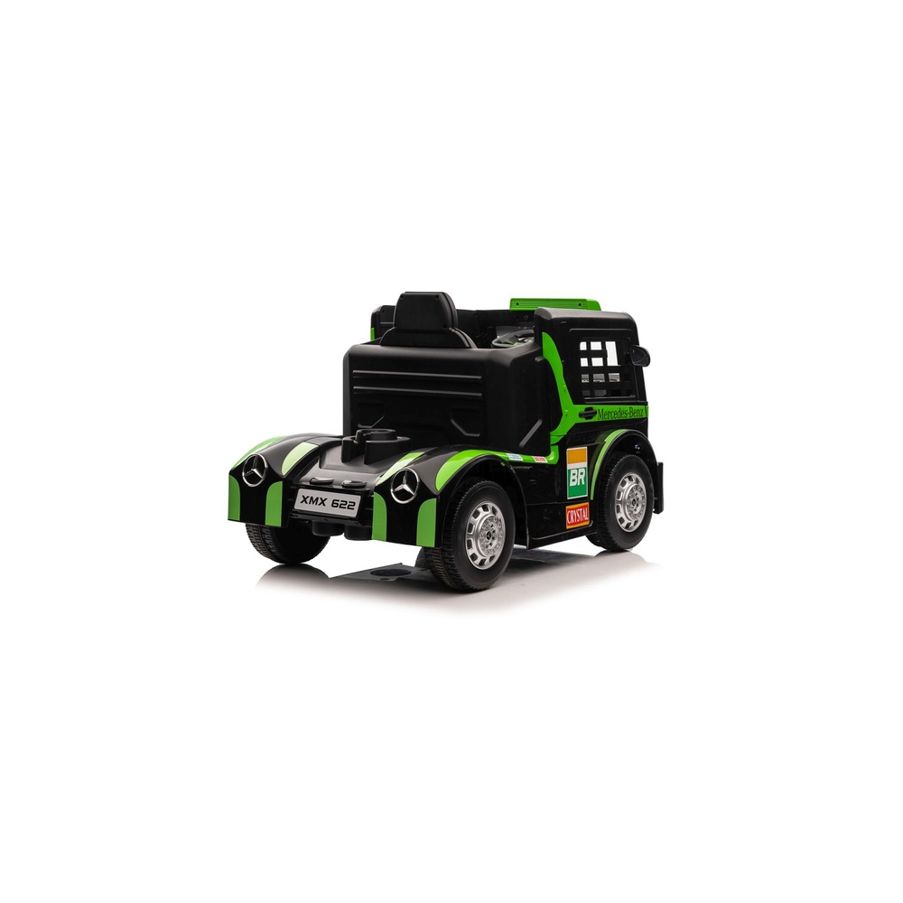 Elektromobilis Mercedes XMX622, Green-Elektromobiliai vaikams, Sunkvežimiai-e-vaikas