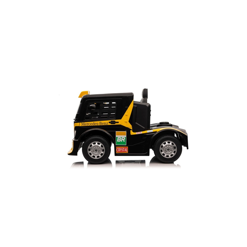 Elektromobilis Mercedes XMX622, Yellow-Elektromobiliai vaikams, Sunkvežimiai-e-vaikas