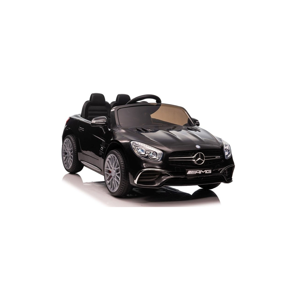 Elektromobilis Mercedes SL65 S su LCD, lakuotas juodas-Elektromobiliai vaikams, Mašinos-e-vaikas