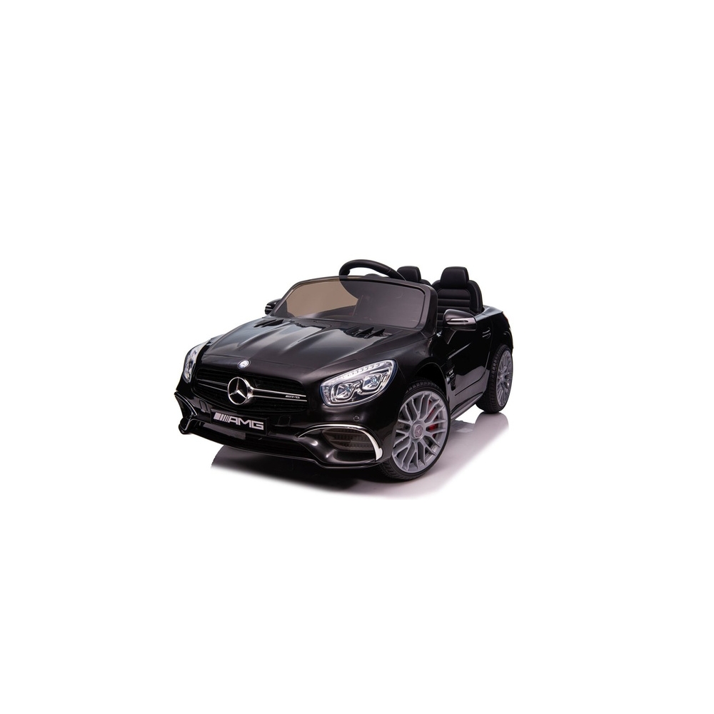 Elektromobilis Mercedes SL65 S su LCD, lakuotas juodas-Elektromobiliai vaikams, Mašinos-e-vaikas