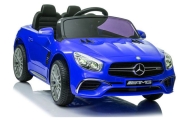 Elektromobilis Mercedes SL65 S su LCD, lakuotas mėlynas-Elektromobiliai vaikams, Mašinos-e-vaikas