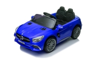 Elektromobilis Mercedes SL65 S su LCD, lakuotas mėlynas-Elektromobiliai vaikams, Mašinos-e-vaikas