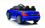 Elektromobilis Mercedes SL65 S su LCD, lakuotas mėlynas-Elektromobiliai vaikams, Mašinos-e-vaikas