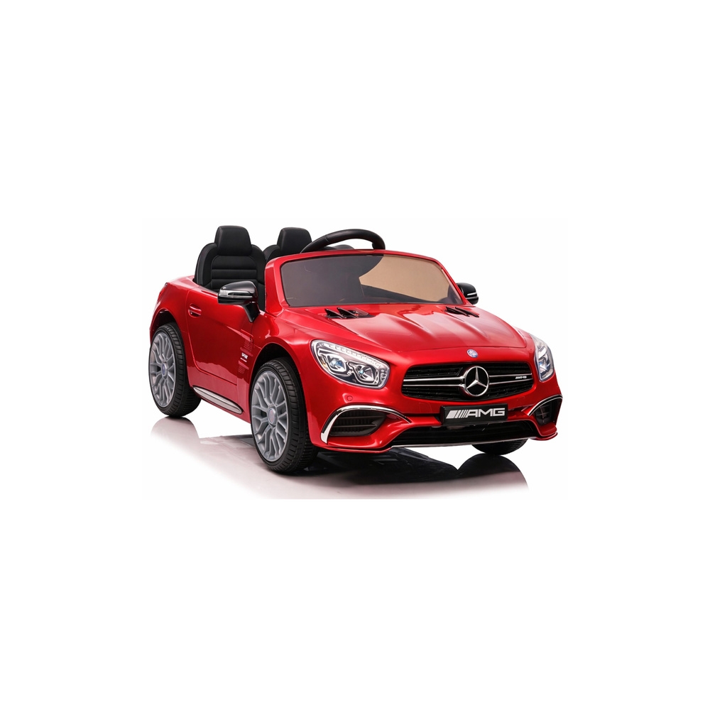 Elektromobilis Mercedes SL65 S su LCD, lakuotas raudonas