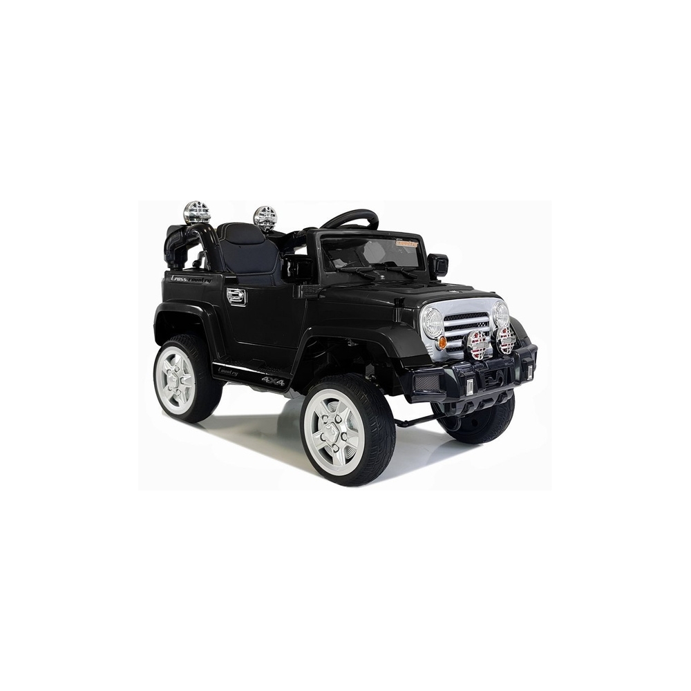 Elektromobilis Jeep JJ245, juodas-Elektromobiliai vaikams, Visureigiai-e-vaikas