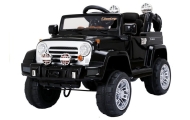 Elektromobilis Jeep JJ245, juodas-Elektromobiliai vaikams, Visureigiai-e-vaikas