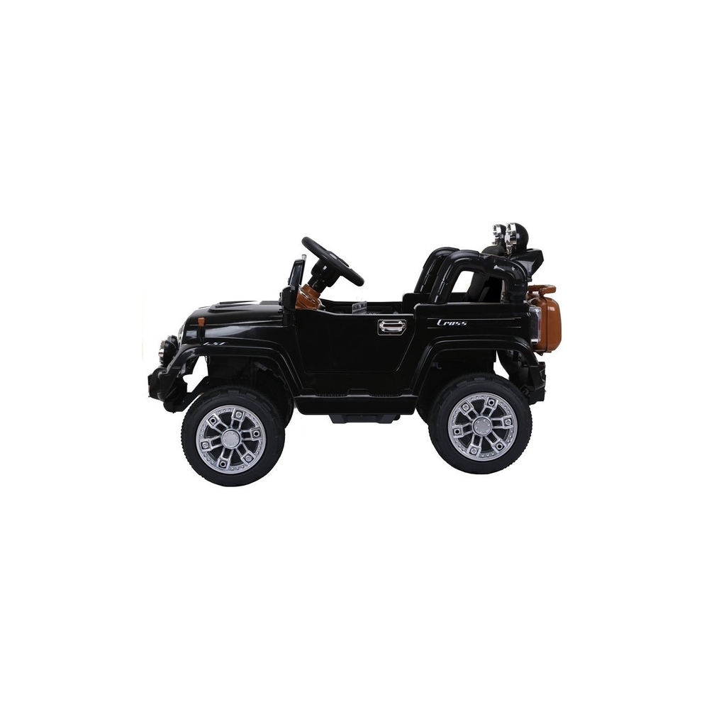 Elektromobilis Jeep JJ245, juodas-Elektromobiliai vaikams, Visureigiai-e-vaikas