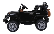 Elektromobilis Jeep JJ245, juodas-Elektromobiliai vaikams, Visureigiai-e-vaikas