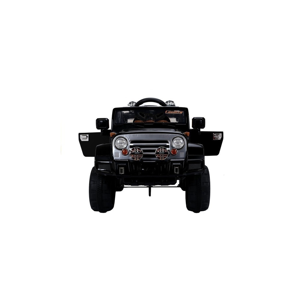 Elektromobilis Jeep JJ245, juodas-Elektromobiliai vaikams, Visureigiai-e-vaikas