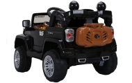 Elektromobilis Jeep JJ245, juodas-Elektromobiliai vaikams, Visureigiai-e-vaikas