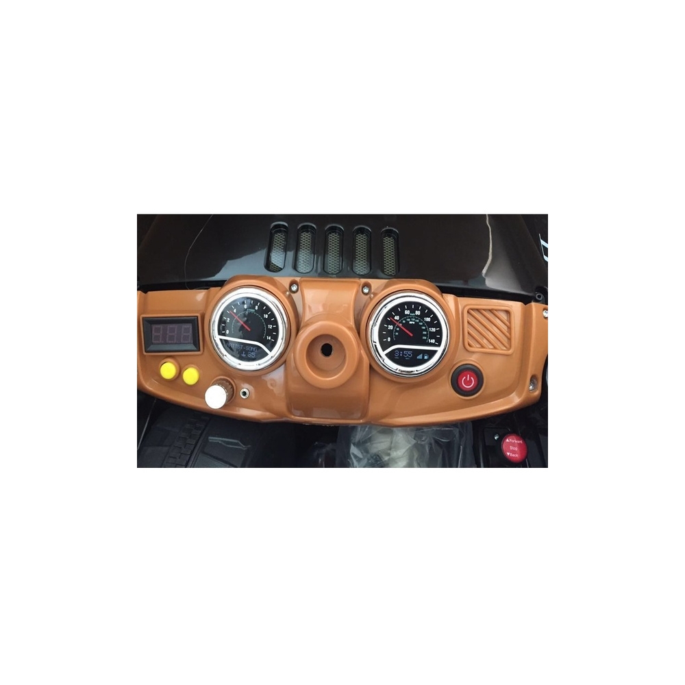 Elektromobilis Jeep JJ245, juodas-Elektromobiliai vaikams, Visureigiai-e-vaikas
