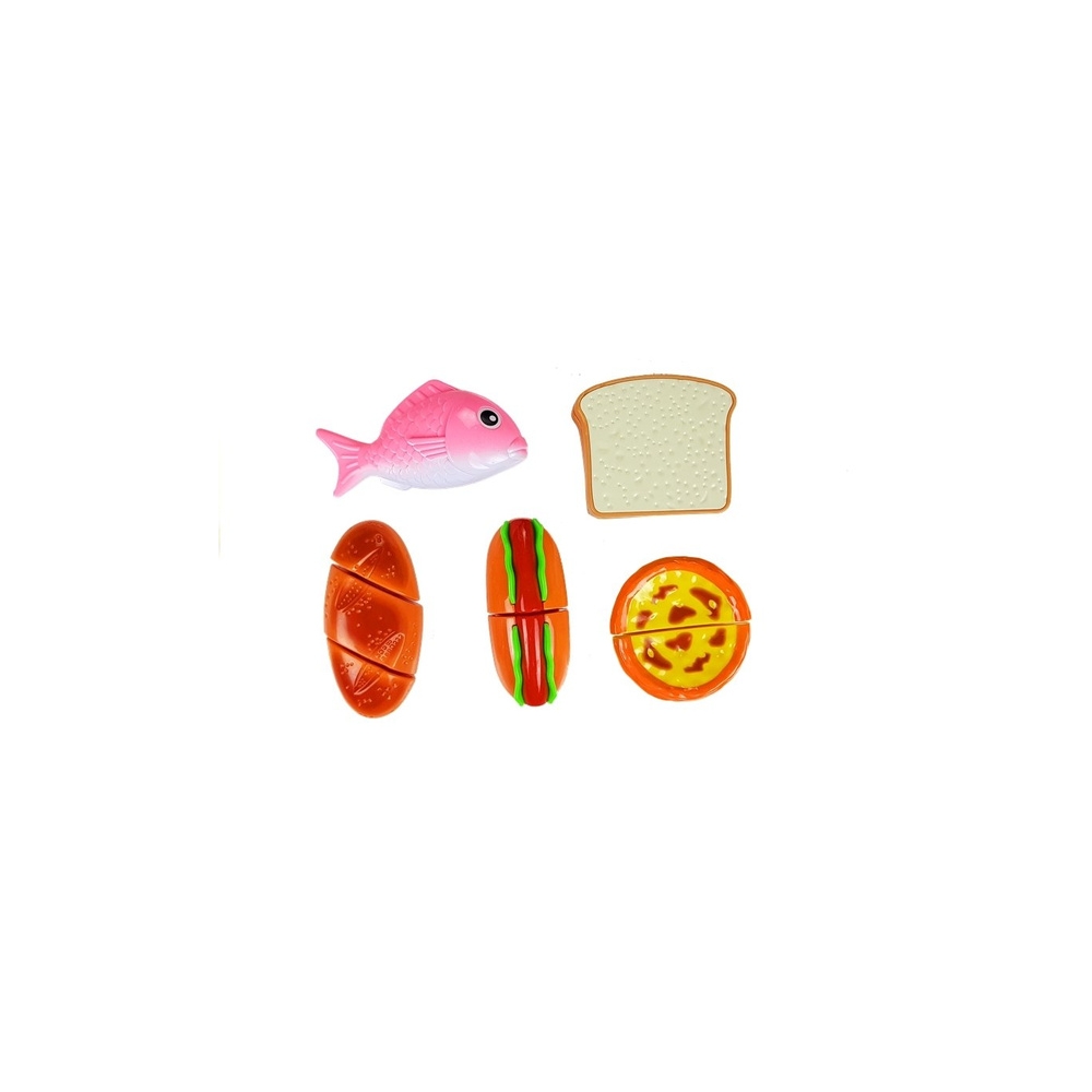 Hot-Dog Set for Cutting Indredients in a Basket