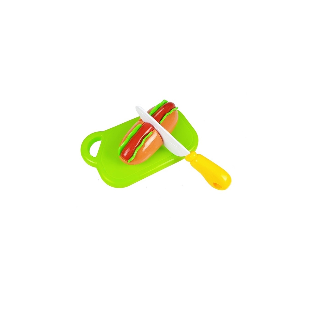 Hot-Dog Set for Cutting Indredients in a Basket