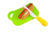 Hot-Dog Set for Cutting Indredients in a Basket