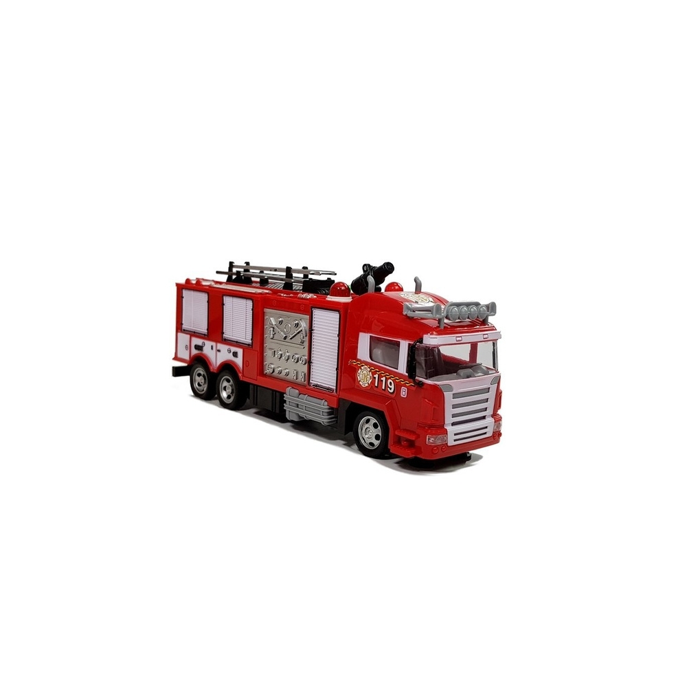 Wóz Strażacki Straż Pożarna na Radio R/C Zdalnie Sterowany Czerwony