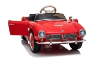 Auto na Akumulator BMW Retro Czerwone Lakierowane