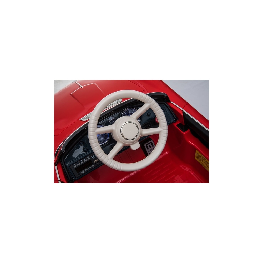 Auto na Akumulator BMW Retro Czerwone Lakierowane