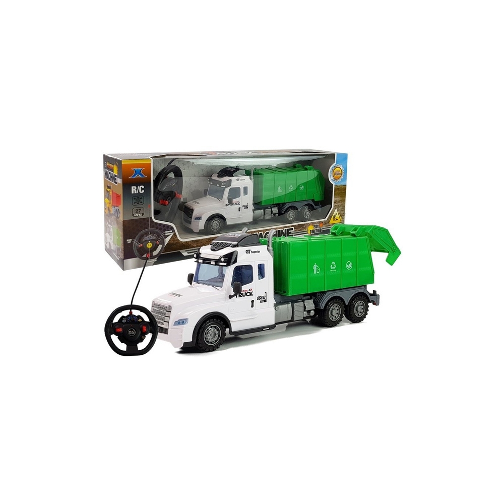 Nuotolinio valdymo R/C šiukšliavežė-Žaislai, Auto ir transporto žaislai, Valdomos radijo bangomis-e-vaikas
