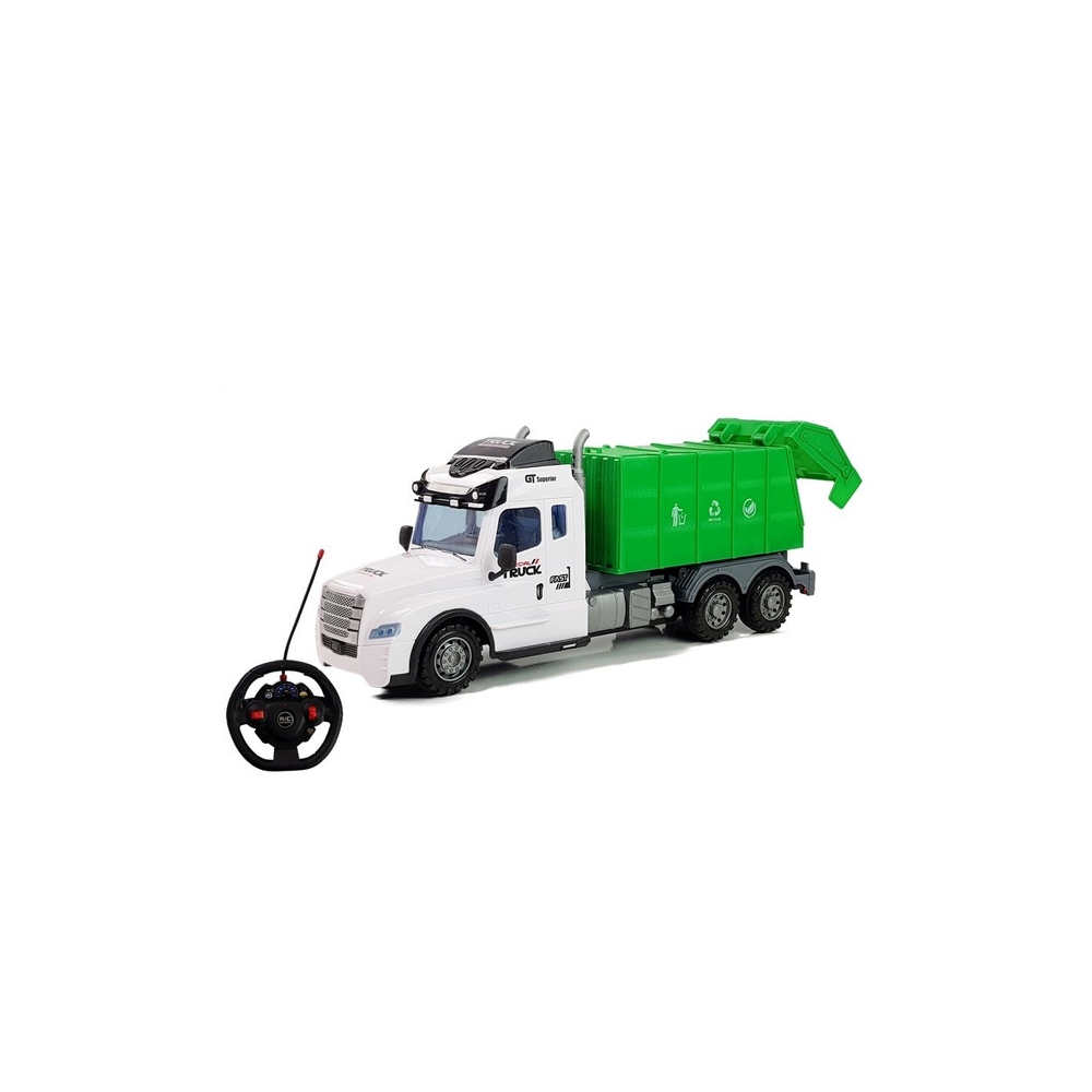 Nuotolinio valdymo R/C šiukšliavežė-Žaislai, Auto ir transporto žaislai, Valdomos radijo bangomis-e-vaikas