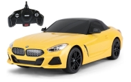 Nuotoliniu būdu valdomas R/C automobilis „BMW Z4 Roadster“ („Rastar“), 1:18, geltonas