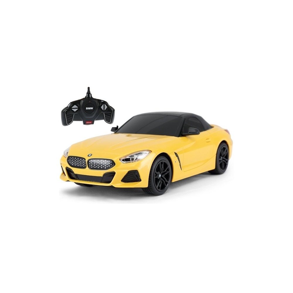 Nuotoliniu būdu valdomas R/C automobilis „BMW Z4 Roadster“ („Rastar“), 1:18, geltonas-Žaislai, Auto ir transporto žaislai, Valdo