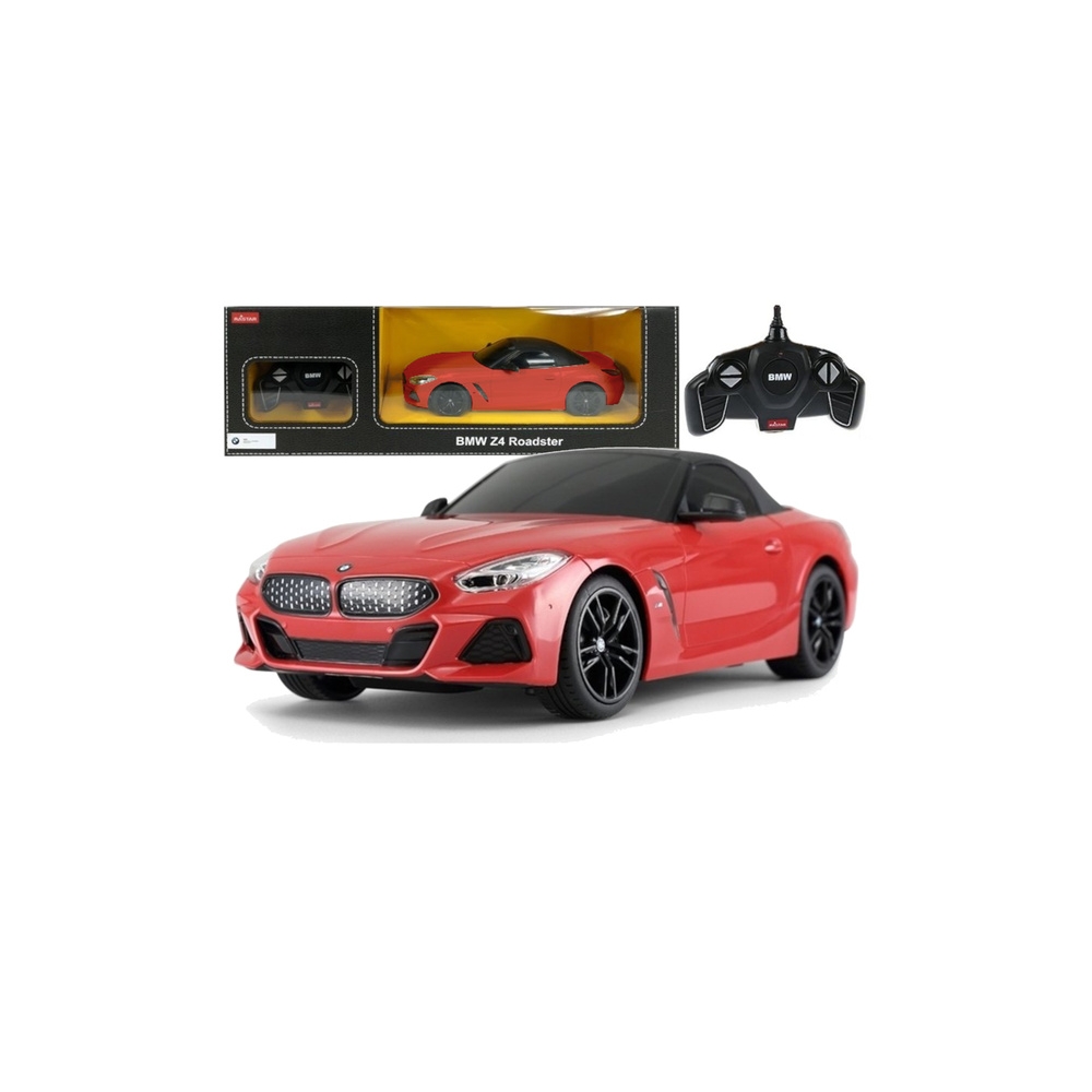 R/C automobilis „BMW Z4 Roadster“ („Rastar“), 1:18, raudonas-Žaislai, Auto ir transporto žaislai, Valdomos radijo bangomis-e-vai