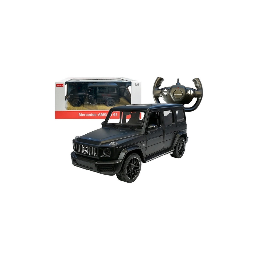 Nuotoliniu būdu valdomas Mercedes G63 Rastar R/C, juodos spalvos-Žaislai, Auto ir transporto žaislai, Valdomos radijo bangomis-e