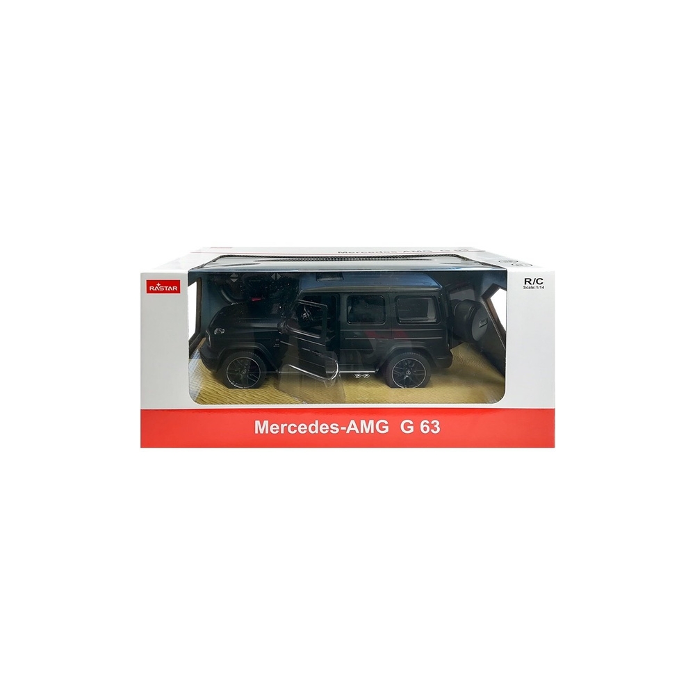 Nuotoliniu būdu valdomas Mercedes G63 Rastar R/C, juodos spalvos-Žaislai, Auto ir transporto žaislai, Valdomos radijo bangomis-e