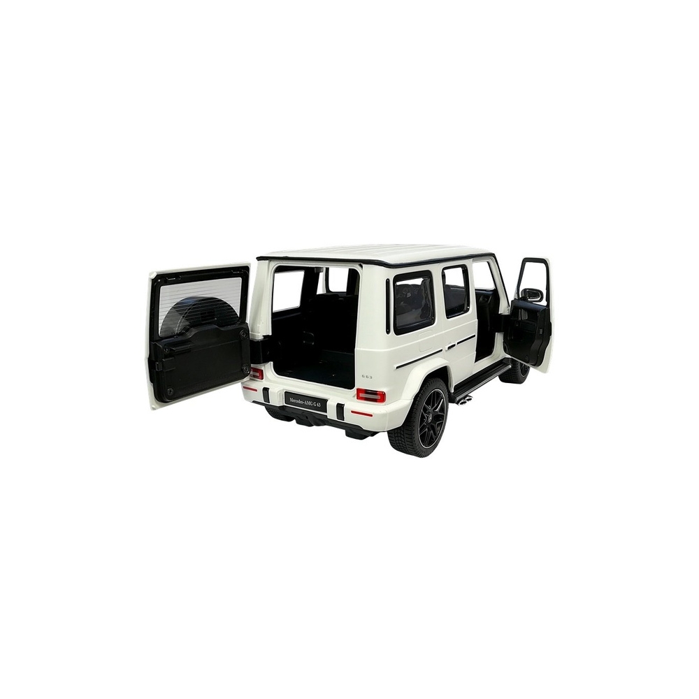 Nuotoliniu būdu valdomas Mercedes G63 Rastar visureigis R/C, baltas, 1:14-Žaislai, Auto ir transporto žaislai, Valdomos radijo b