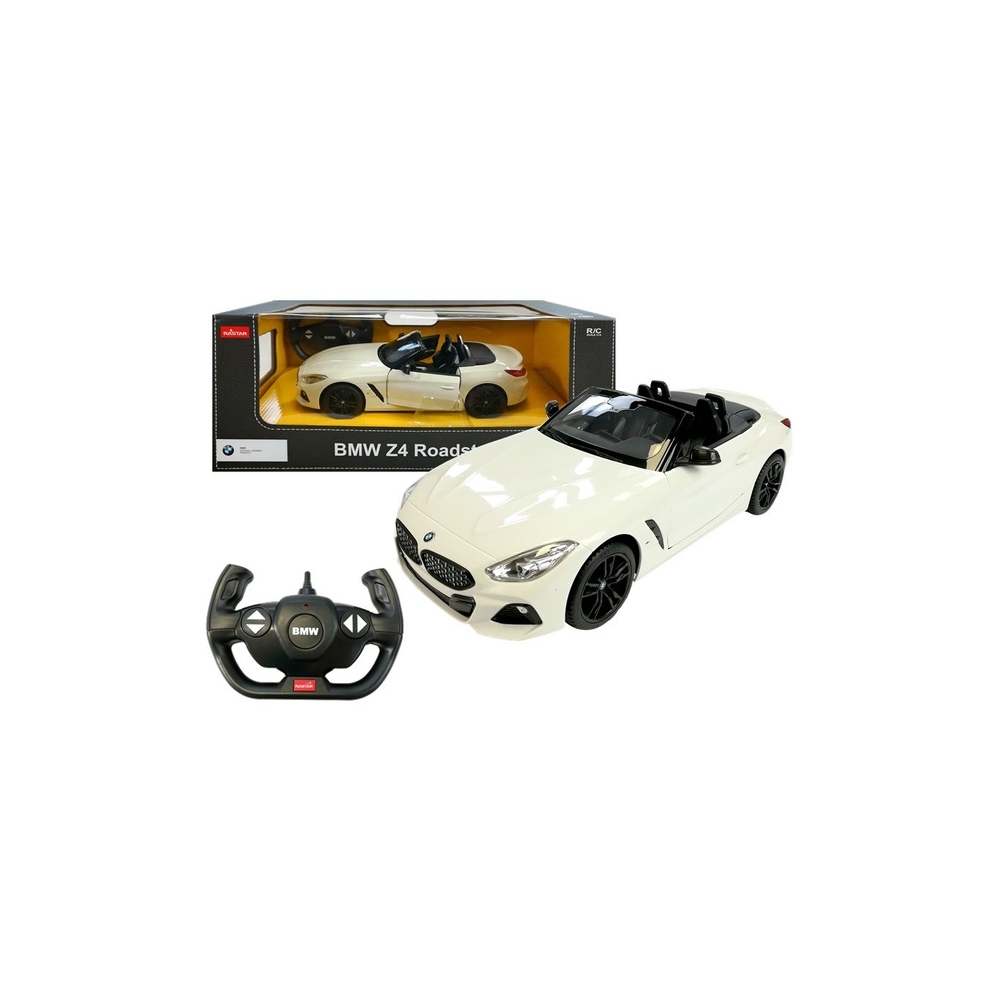 Automobilis R/C BMW Z4 Roadster Rastar 1:14 Baltas