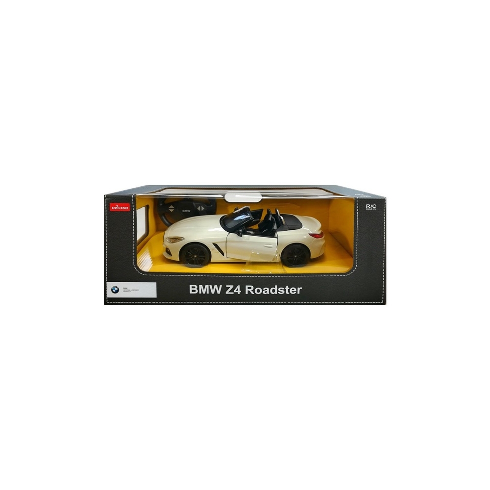 Automobilis R/C BMW Z4 Roadster Rastar 1:14 Baltas
