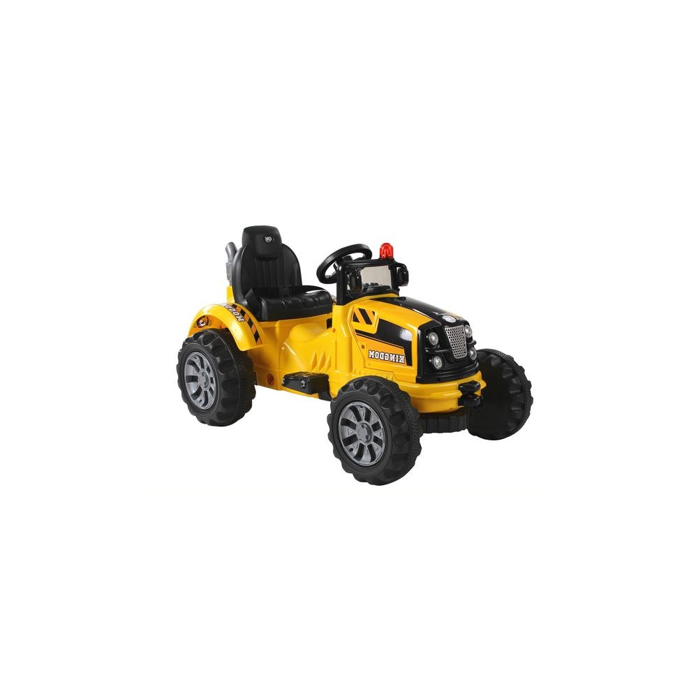 Elektrinis traktorius JS328D, Yellow-Elektromobiliai vaikams, Traktoriai-e-vaikas